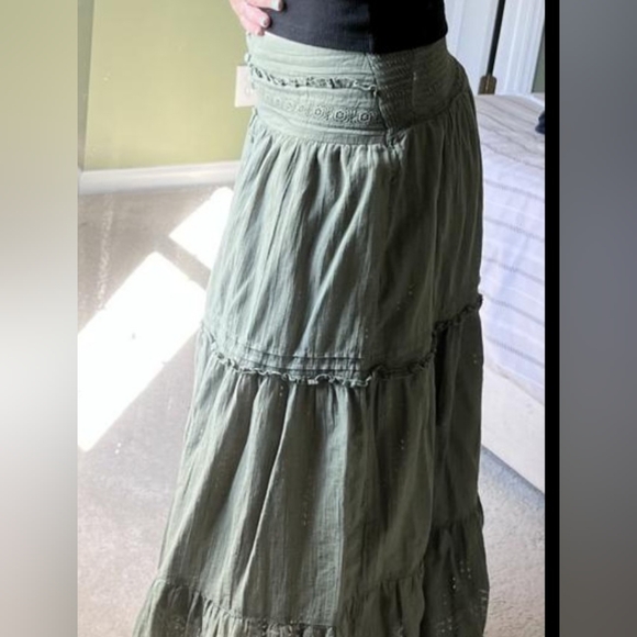 Aerie Boho Button Maxi Skirt - Picture 10 of 10